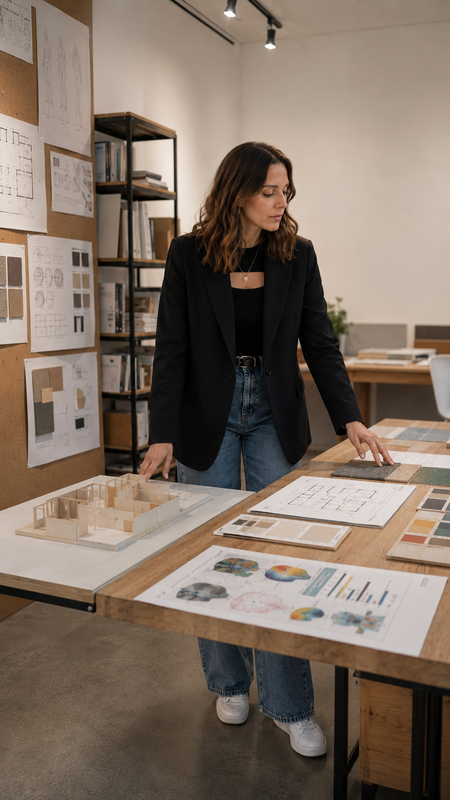 Anaïs au travail